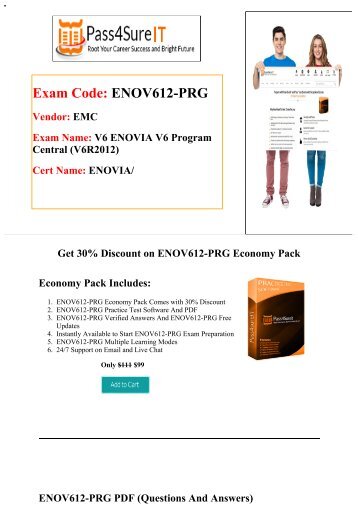 Pass4Sure ENOV612-PRG Exam Questions & Practice Tests