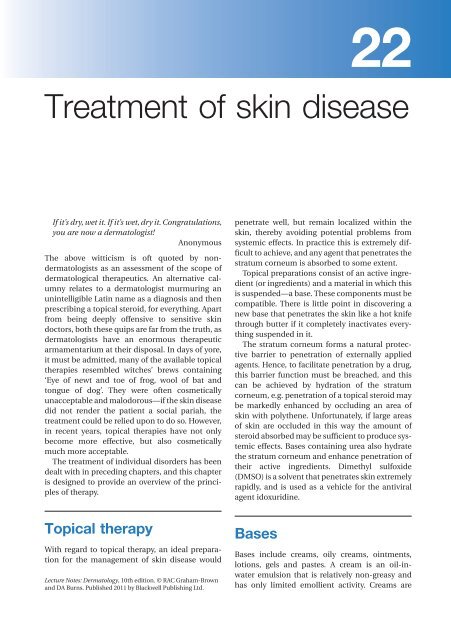 Lecture Notes Dermatology - Graham-Brown, Robin, Burns, Tony