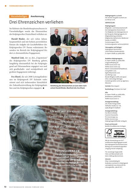 Kolpingmagazin 01-02 2016