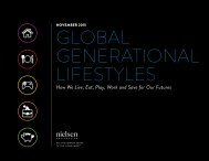 GLOBAL GENERATIONAL LIFESTYLES