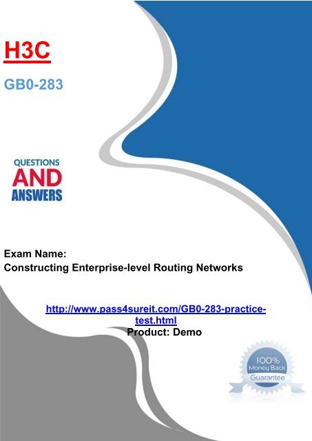 Pass4Sure GB0-283 Preparation Material For Best Results