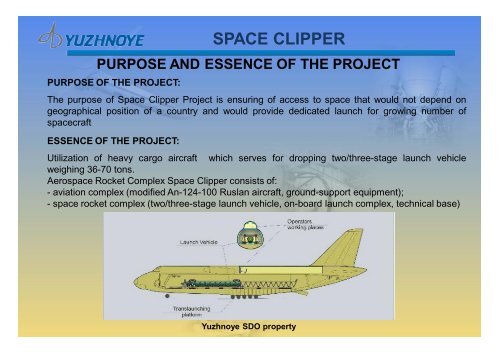 Yuzhnoye SDO - potential joint business activities.ppt [Ð ÐµÐ¶Ð¸Ð¼ ...