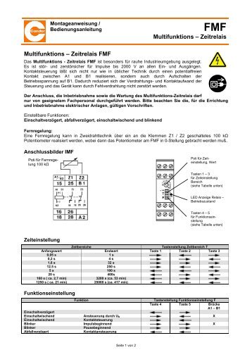 FMF - Condor - Werke Gebr. Frede GmbH