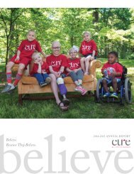 Report Childhood CURE Cancer 2013-2014 Annual