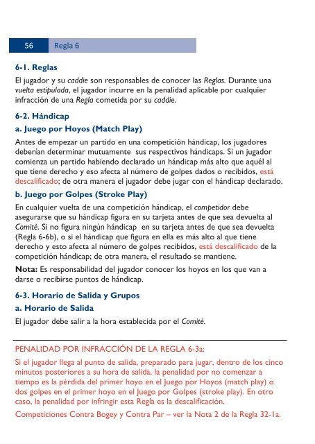 Reglas de Golf