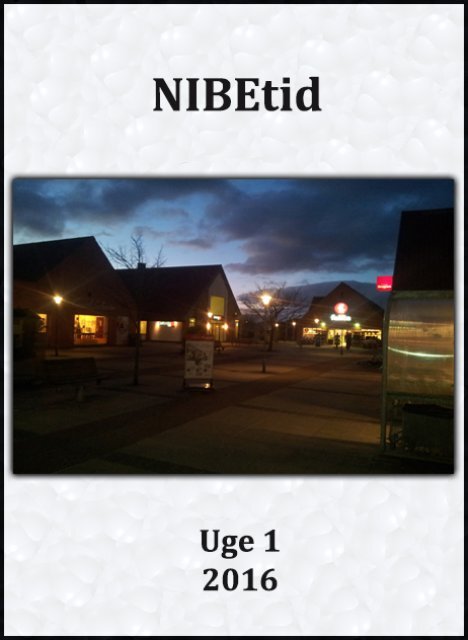 NIBEtid - Uge 1