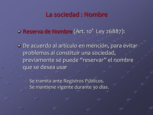 Derecho Societario - UNI - FIIS