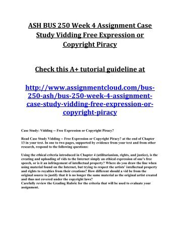 bus 250 week 2 assignment case Study flashcards on bus 250 week 2 assignment case study alcoa's core values in practice at cramcom quickly memorize the terms, phrases and much more cramcom makes it easy to get the grade you want. bus 250 week 2 assignment case Study flashcards on bus 250 week 2 assignment case study alcoa's core values in practice at cramcom quickly memorize the terms, phrases and much more cramcom makes it easy to get the grade you want.