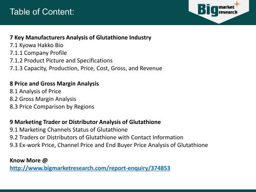 Europe Glutathione Market Size and Share Analysis 2015