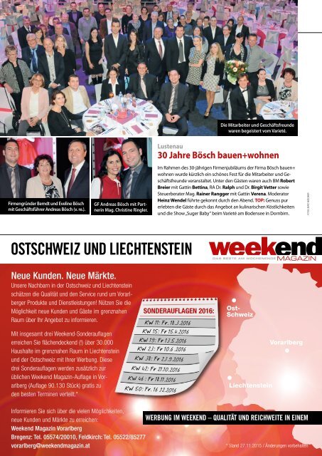 Weekend Magazin Vorarlberg