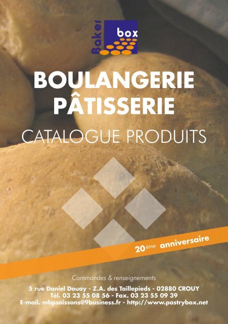 Notre catalogue Bakerbox