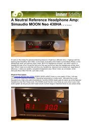 A Neutral Reference Headphone Amp Simaudio MOON Neo 430HA