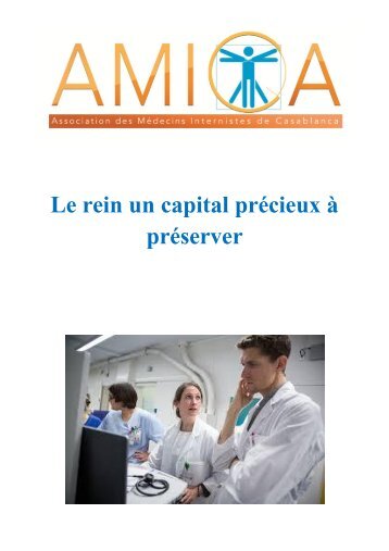 Le rein un capital précieux à préserver