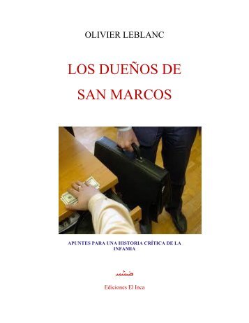 LOS DUEÑOS DE SAN MARCOS