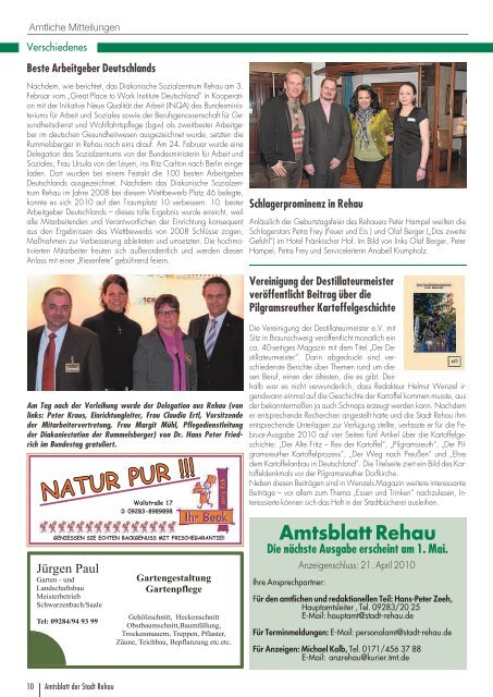 AMTSBLATT - Rehau