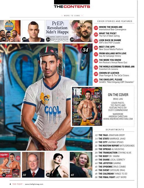 THE FIGHT SOCAL'S LGBTQ MONTHLY MAGAZINE JANUARY 2016