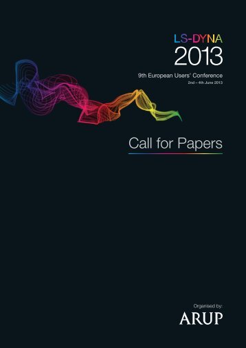 Call for Papers (pdf) - Oasys Software