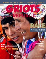 GRIOTS REPUBLIC - An Urban Black Travel Mag - Jan 2016