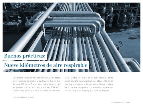 H2S - un reto creciente en la industria del gas y petróleo