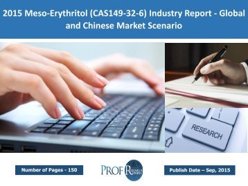 Meso-Erythritol (CAS149-32-6) Industry Report 2015