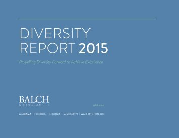 Diversity Report 2015 