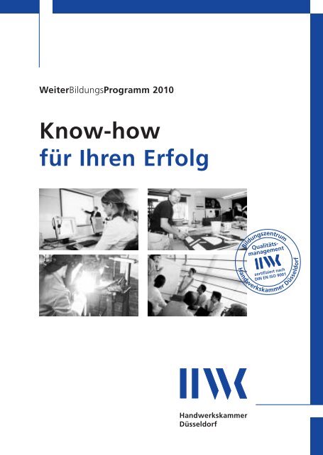 Ohne Lehrling geht es nicht - Meisterschulen