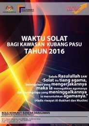 WAKTU SOLAT 2016