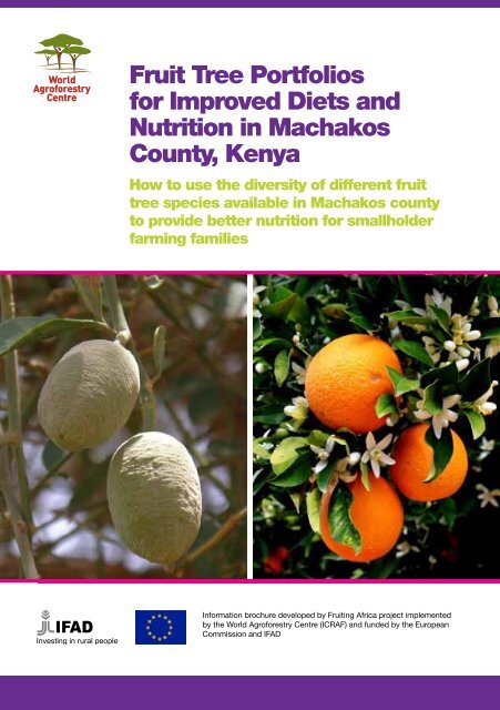 Fruit Tree Portfolios for Improved Diets and Nutrition in Machakos County Kenya