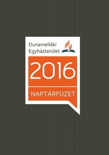 Naptárfüzet - 2016