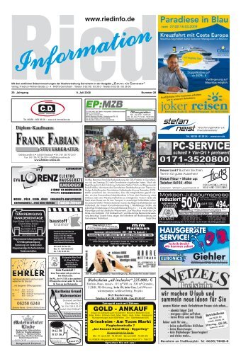 HAUSGERATE SERVICE! .. - Marktplatz Bergstrasse
