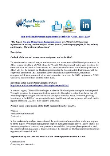 Test and Measurement Equipment Market