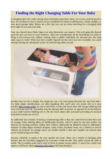 baby direct change table