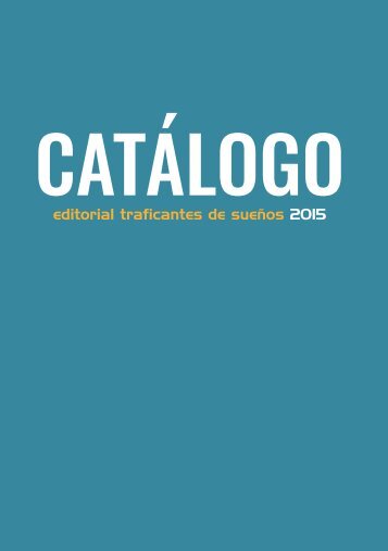 editorial traficantes de sueños 2015