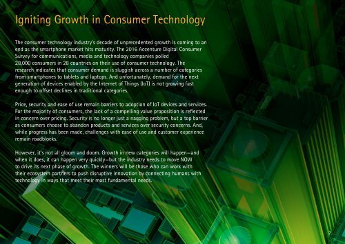 Igniting Growth in Consumer Technology
