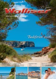 Walliser Reisen Badeferien 2016