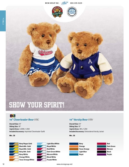 Chelsea Teddy Bear Co. 2016 Catalog_no-price