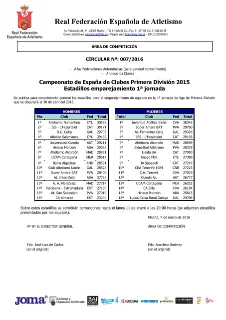 Real Federación Española de Atletismo