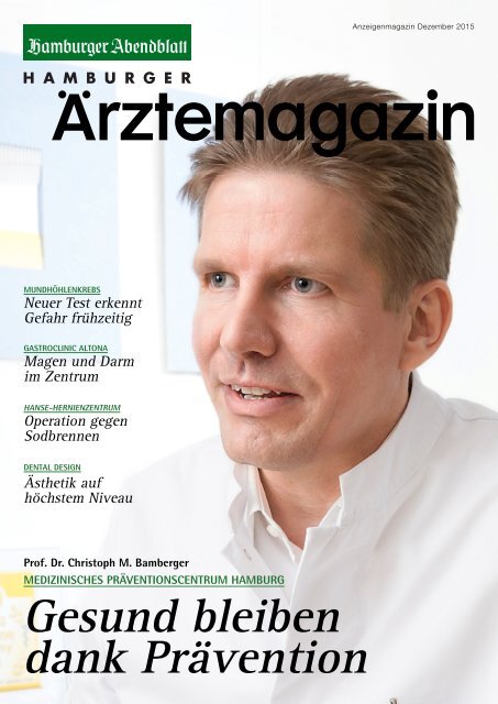 Ärztemagazin Hamburg Ausgabe Dezember 2015