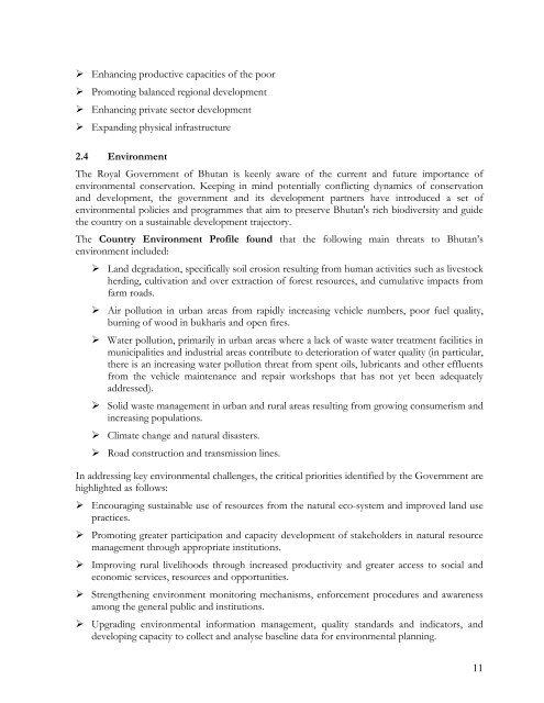 Bhutan Country Strategy Paper 2007-2013 - the European External ...