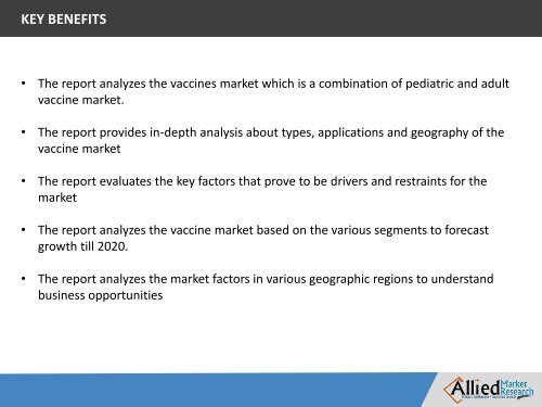 Vaccines Market: Industry Report, Analysis 2014-2020