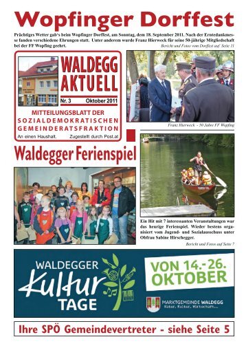 Zeitung Waldegg Aktuell.indd - Waldegg-Aktuell - SPÃ–