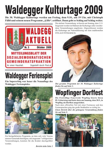 Liebe Mitbürger! - Waldegg-Aktuell - SPÖ