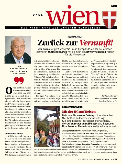 Zurück zur Vernunft! - Wien