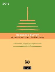 Economic Survey of Latin America and the Caribbean 2015: Challenges in boosting the investment cycle to reinvigorate growth