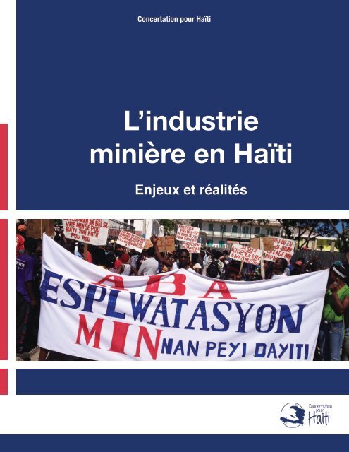 L Industrie Miniere En Haiti
