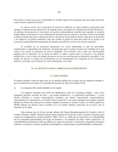 La sostenibilidad del desarrollo a 20 años de la cumbre para la tierra: avances, brechas y lineamientos estratégicos para América Latina y el Caribe