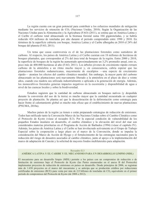 La sostenibilidad del desarrollo a 20 años de la cumbre para la tierra: avances, brechas y lineamientos estratégicos para América Latina y el Caribe