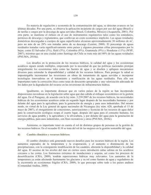 La sostenibilidad del desarrollo a 20 años de la cumbre para la tierra: avances, brechas y lineamientos estratégicos para América Latina y el Caribe