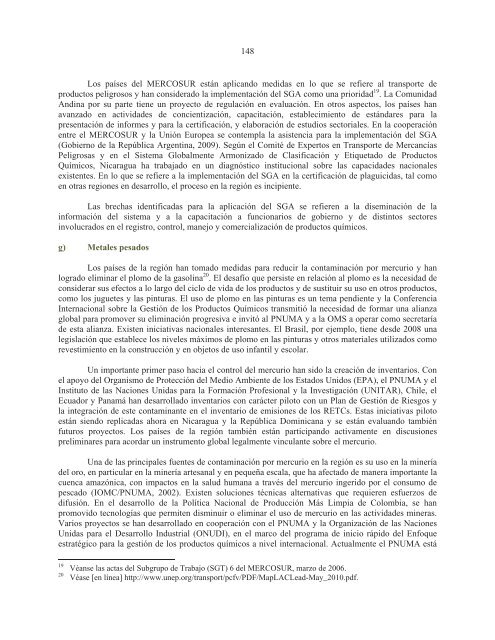 La sostenibilidad del desarrollo a 20 años de la cumbre para la tierra: avances, brechas y lineamientos estratégicos para América Latina y el Caribe