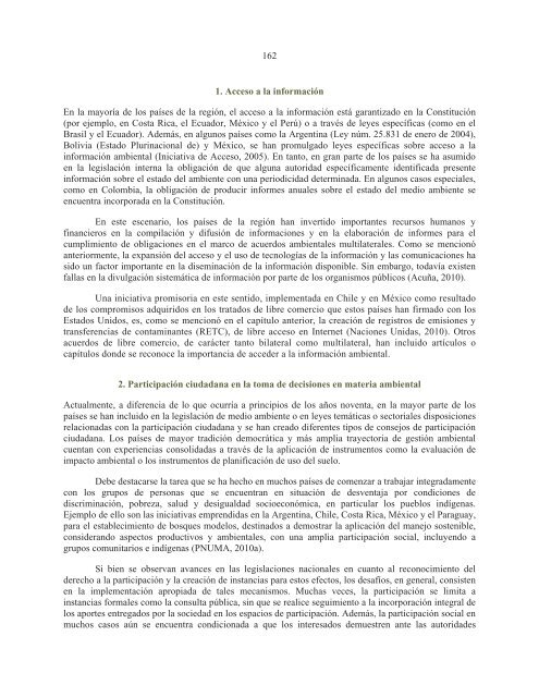 La sostenibilidad del desarrollo a 20 años de la cumbre para la tierra: avances, brechas y lineamientos estratégicos para América Latina y el Caribe